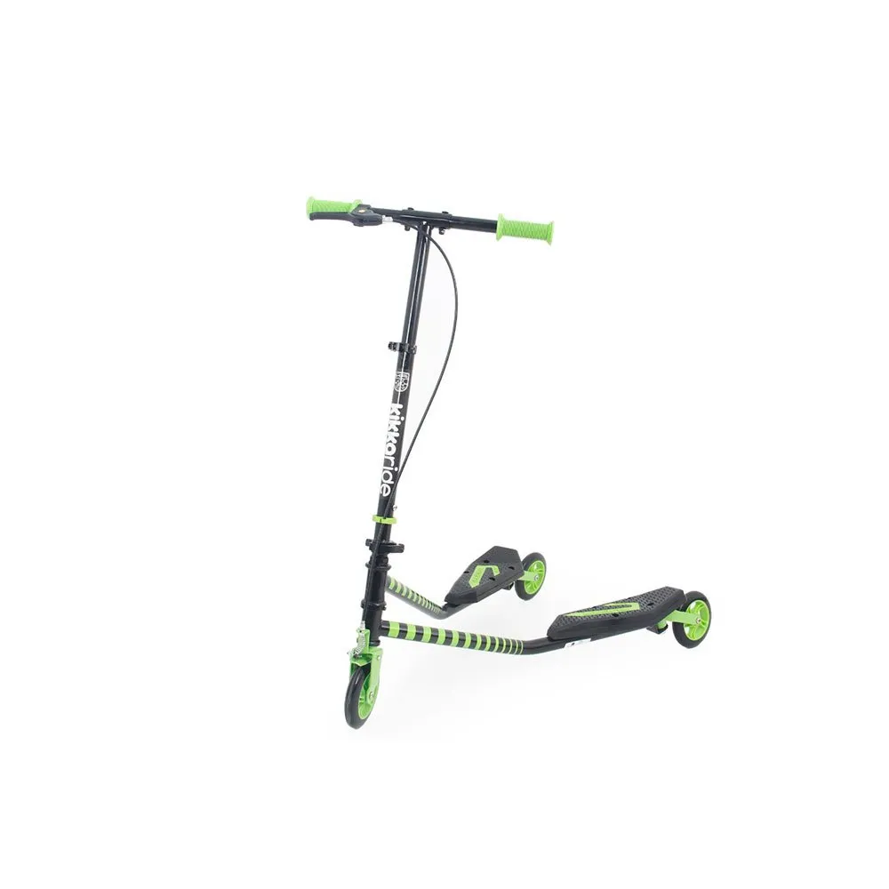 Kikkaboo Sparkesykkel Med 3 Hjul Og Saksestyring, Green, One Size Kikkaboo Sparkesykkel Med 3 Hjul Og Saksestyring, Green, One Size