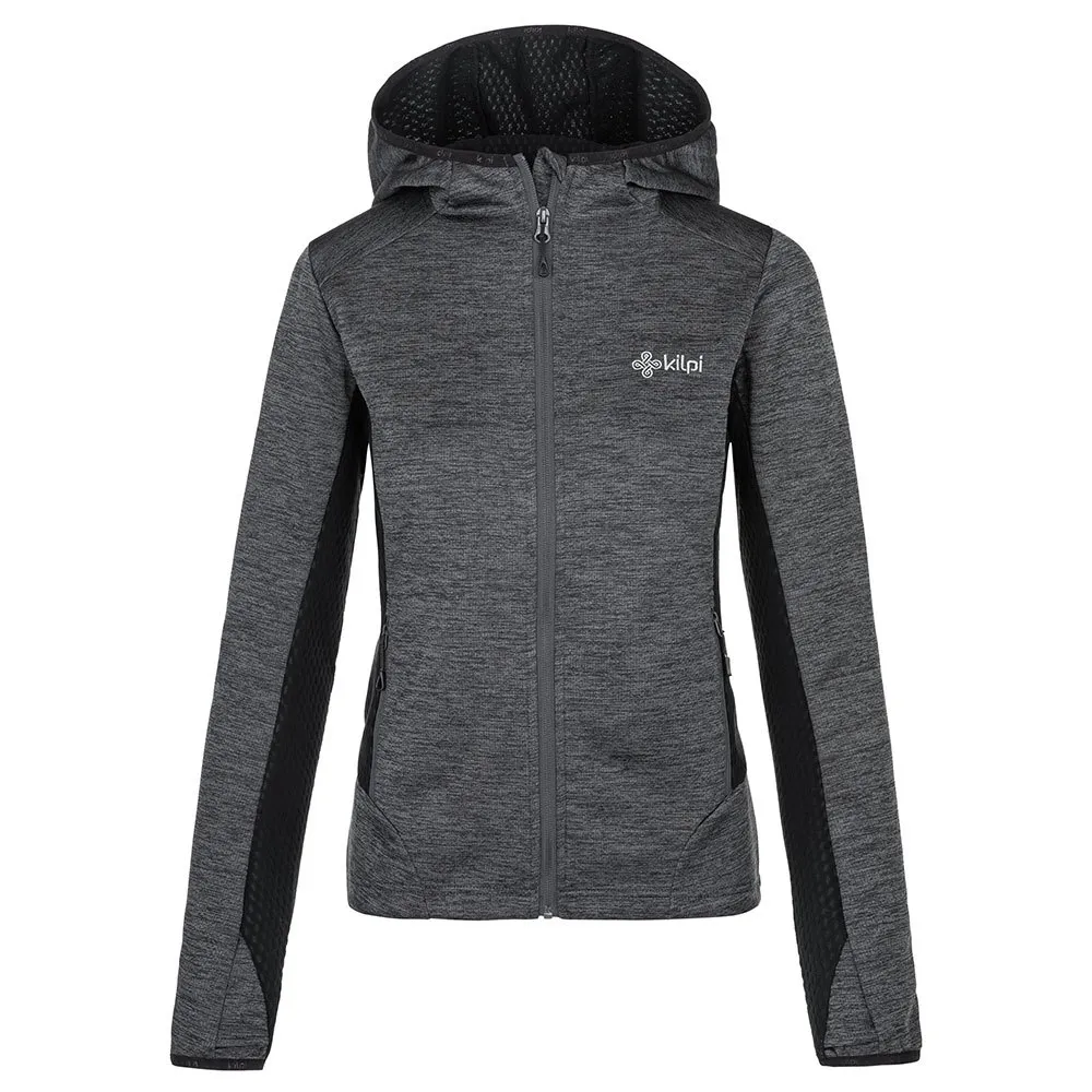 Kilpi Alanis Fleecejakke Med Hette, Black
