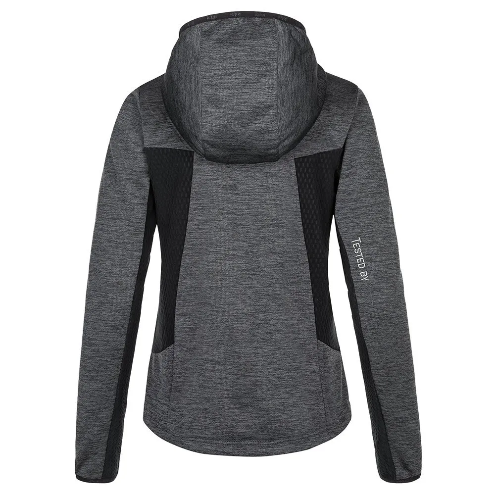 Kilpi Alanis Fleecejakke Med Hette, Black