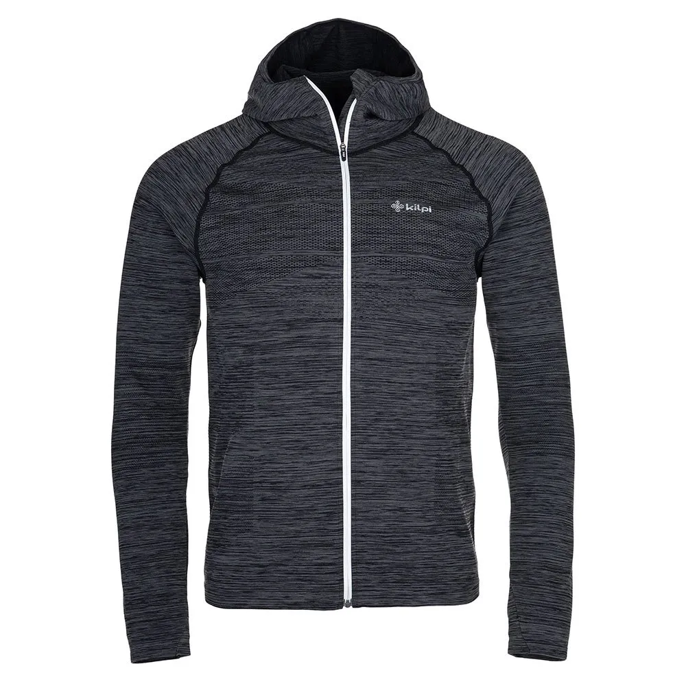 Kilpi Hadson Fleecejakke Med Hette, Dark grey Kilpi Hadson Fleecejakke Med Hette, Dark grey