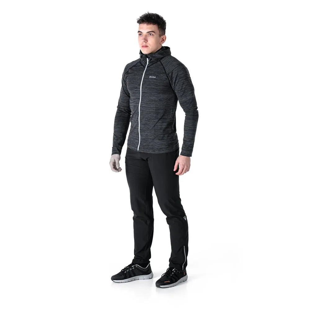 Kilpi Hadson Fleecejakke Med Hette, Dark grey Kilpi Hadson Fleecejakke Med Hette, Dark grey