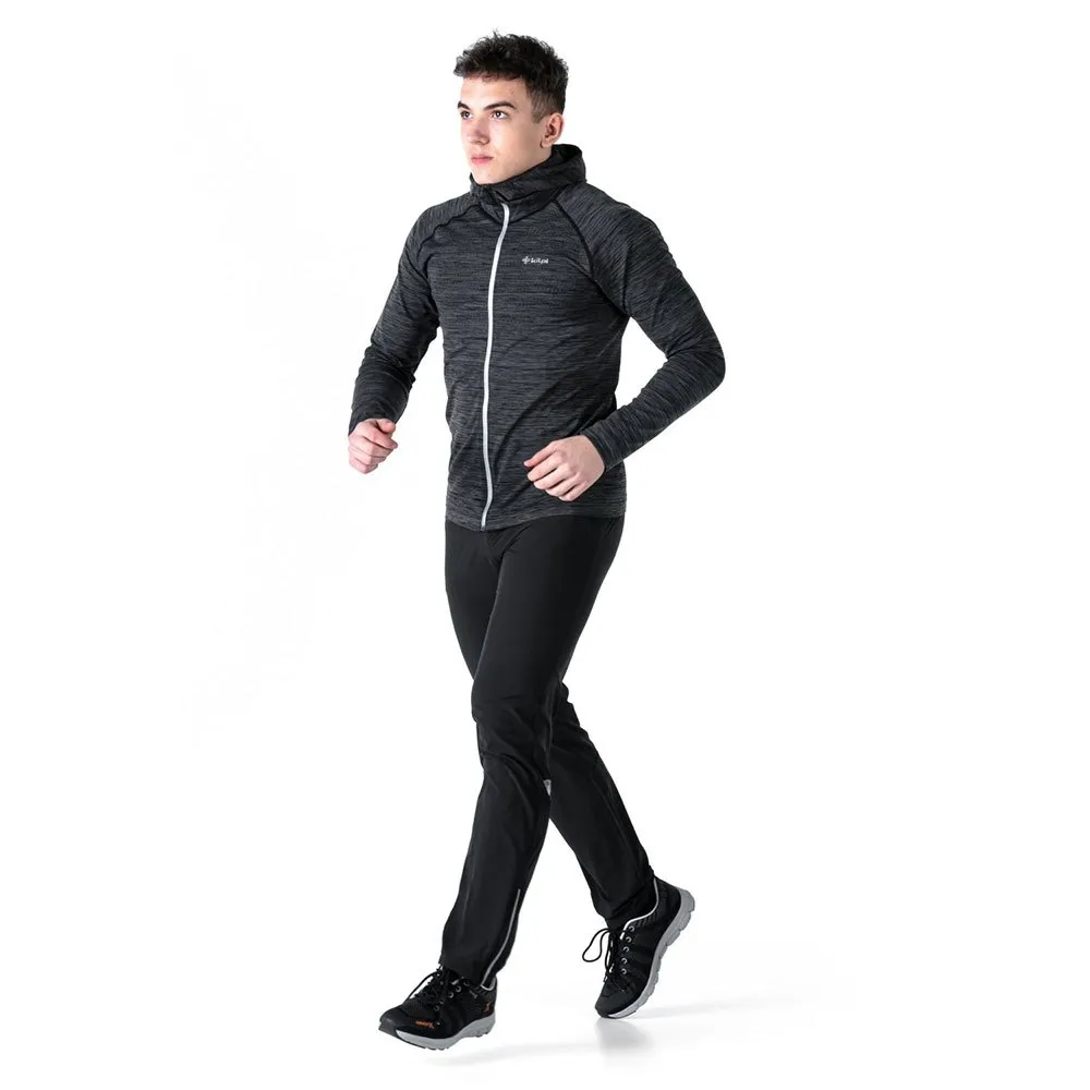 Kilpi Hadson Fleecejakke Med Hette, Dark grey Kilpi Hadson Fleecejakke Med Hette, Dark grey