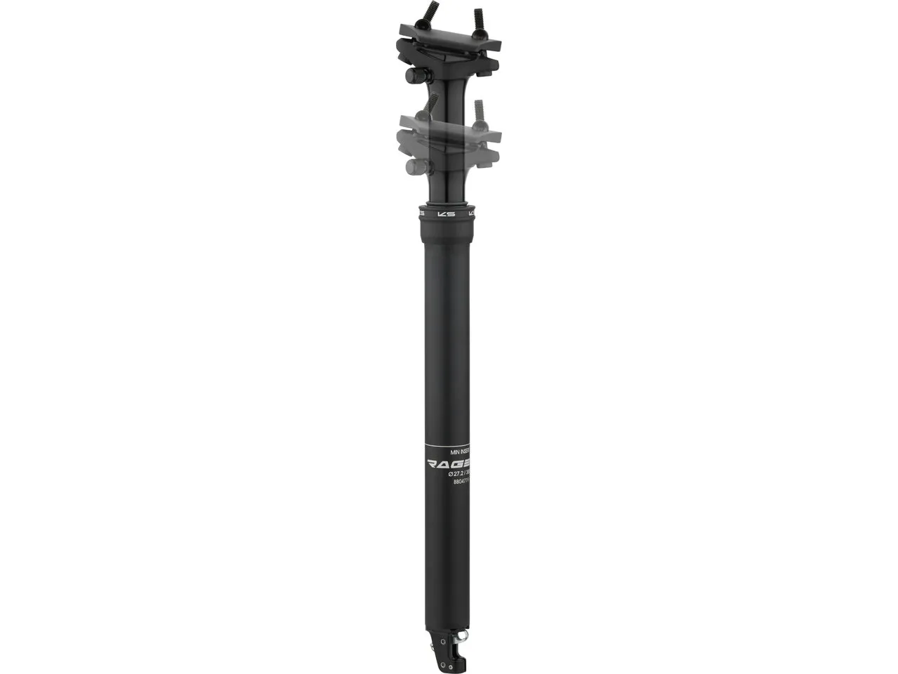 Kind Shock RAGE-iS 65 mm Sattelstütze, Black, 315-380mm, 27.2mm