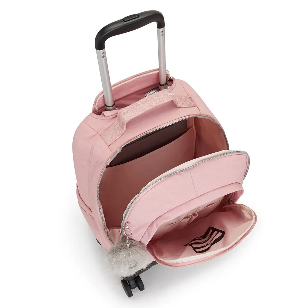 Kipling New Zea 26l Ryggsekk Med Hjul, Bridal rose