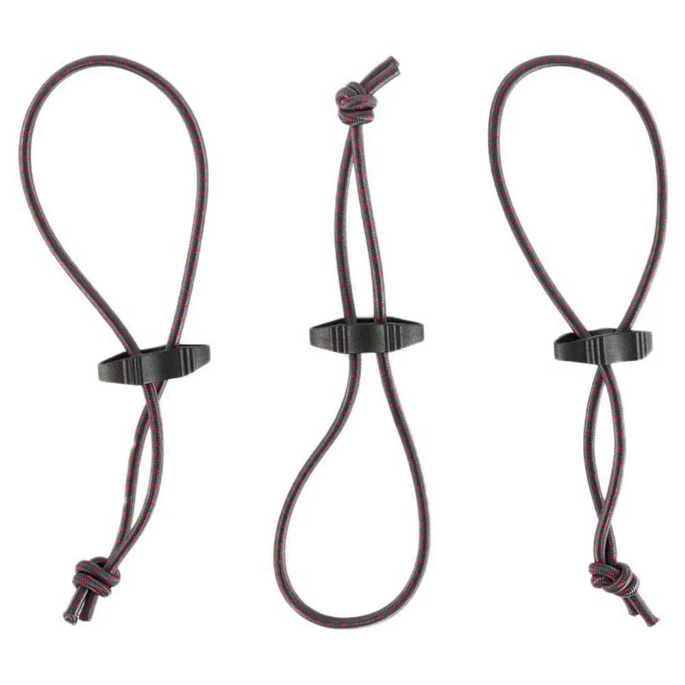 Klättermusen Elastiske Stropper 3 Enheter, Raven, One Size