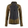 Klättermusen Hugin Zip Hoodie Softshelljakke, Olive / raven