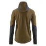 Klättermusen Hugin Zip Hoodie Softshelljakke, Olive / raven