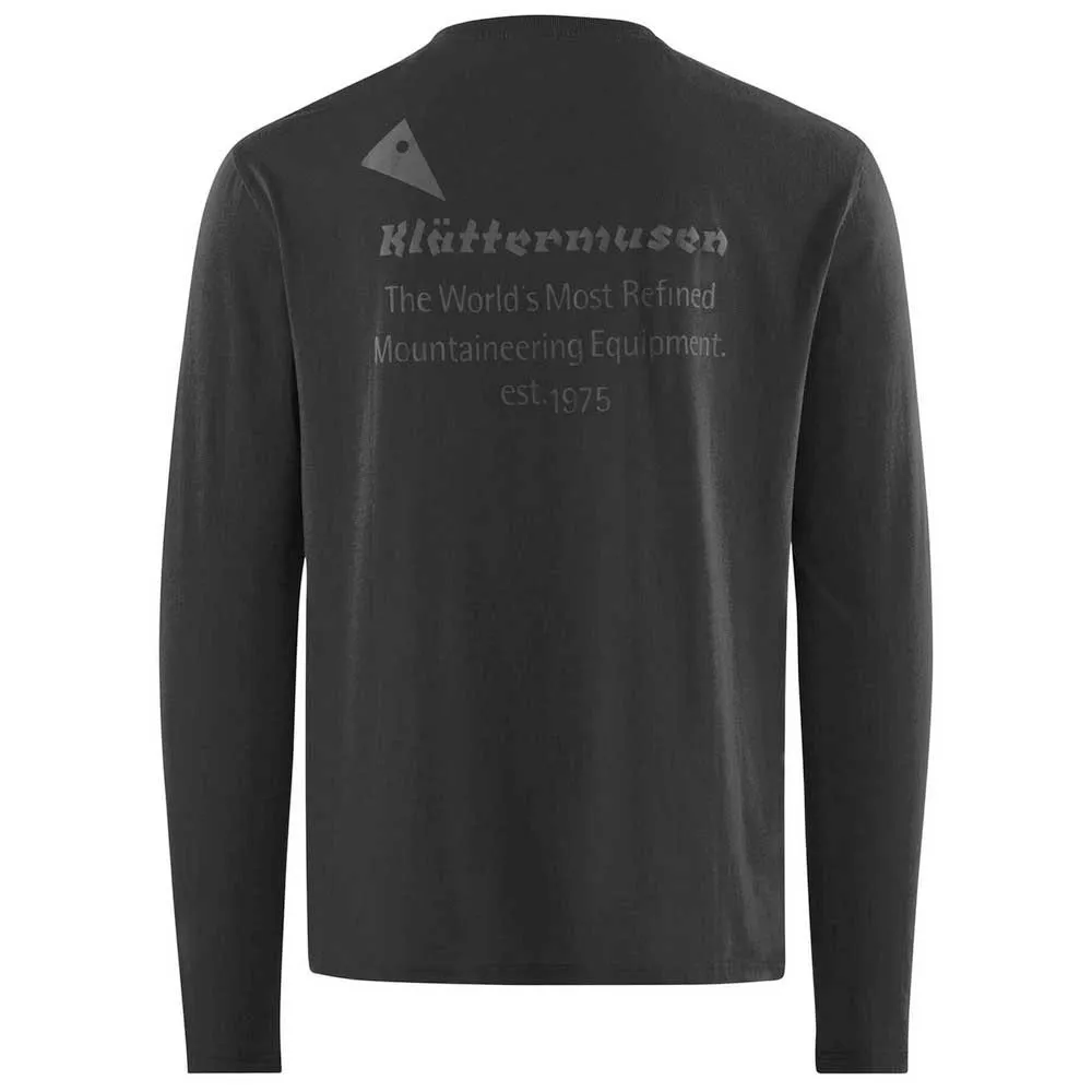 Klättermusen Runa Maker Langarmet T-skjorte, Raven