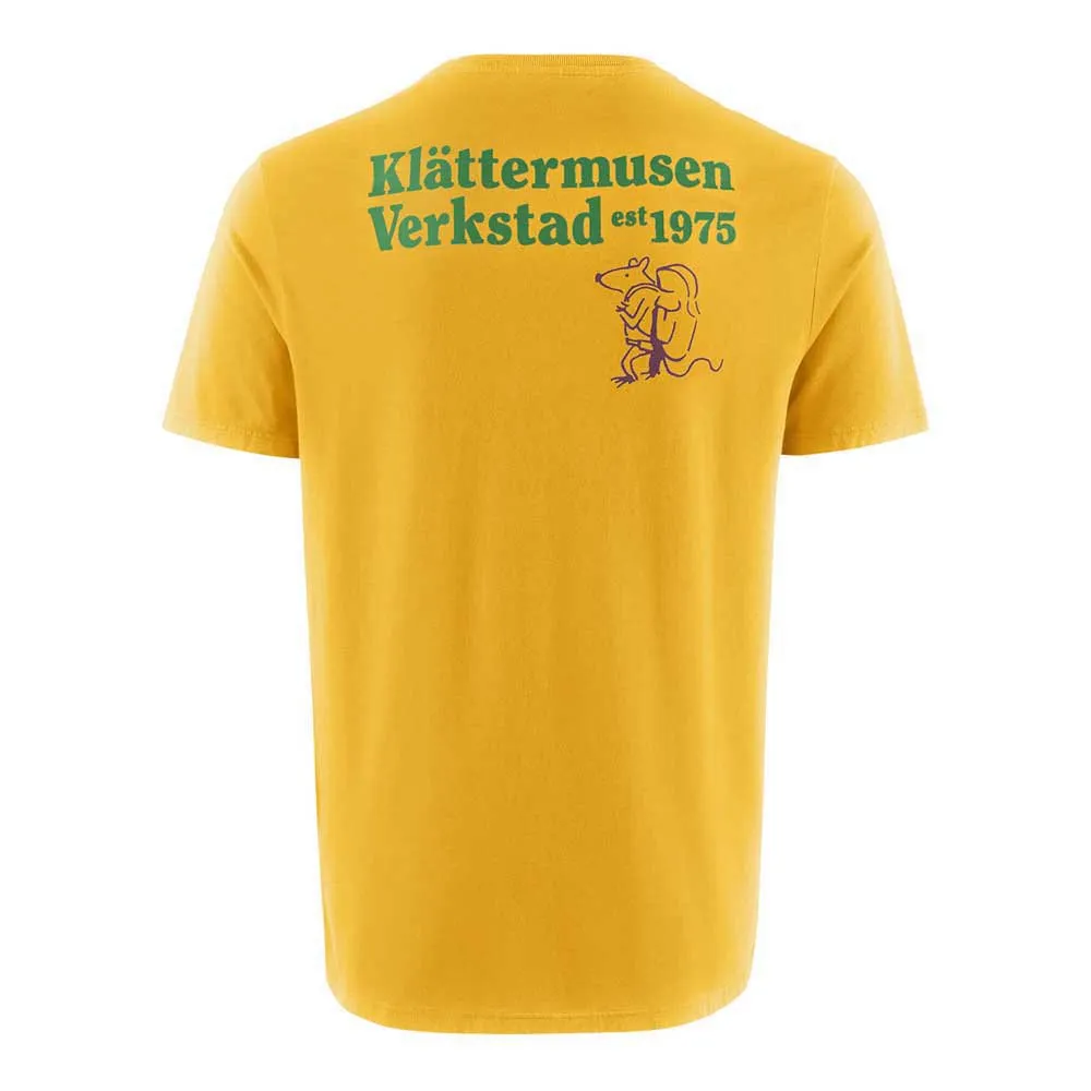 Klättermusen Runa Nmd Kortarmet T-skjorte, Pure yellow
