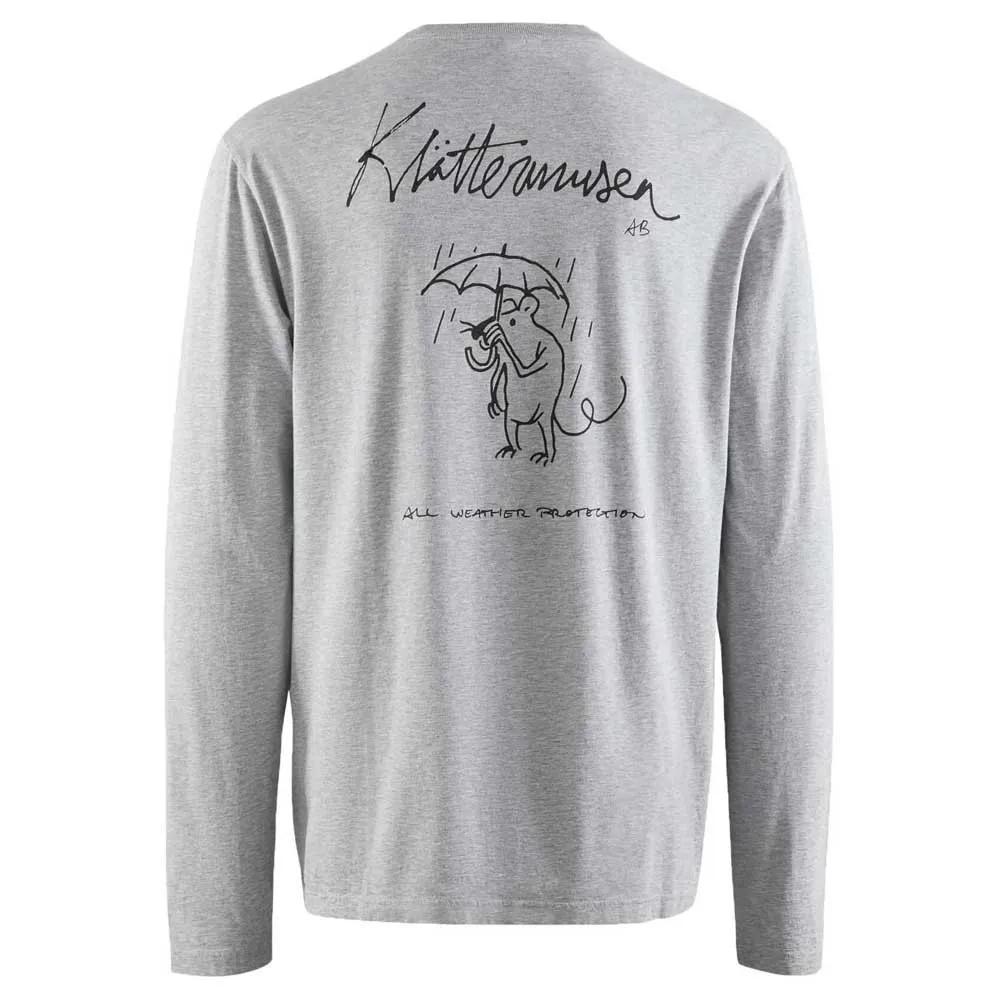 Klättermusen Runa Rain Mouse Langarmet T-skjorte Klättermusen Runa Rain Mouse Langarmet T-skjorte