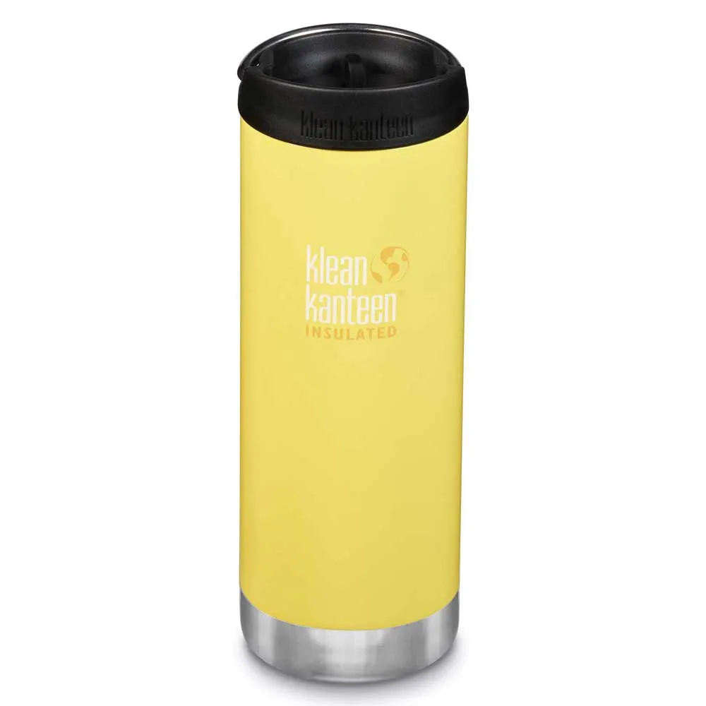 Klean Kanteen Insulated Tkwide 473ml Coffee Cap Termosflaske, Buttercup, One Size Klean Kanteen Insulated Tkwide 473ml Coffee Cap Termosflaske, Buttercup, One Size