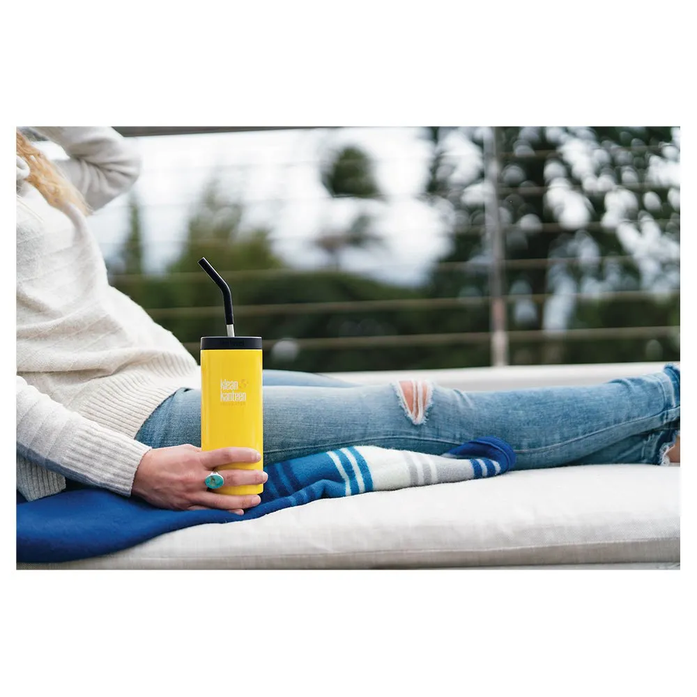 Klean Kanteen Insulated Tkwide 473ml Coffee Cap Termosflaske, Buttercup, One Size Klean Kanteen Insulated Tkwide 473ml Coffee Cap Termosflaske, Buttercup, One Size