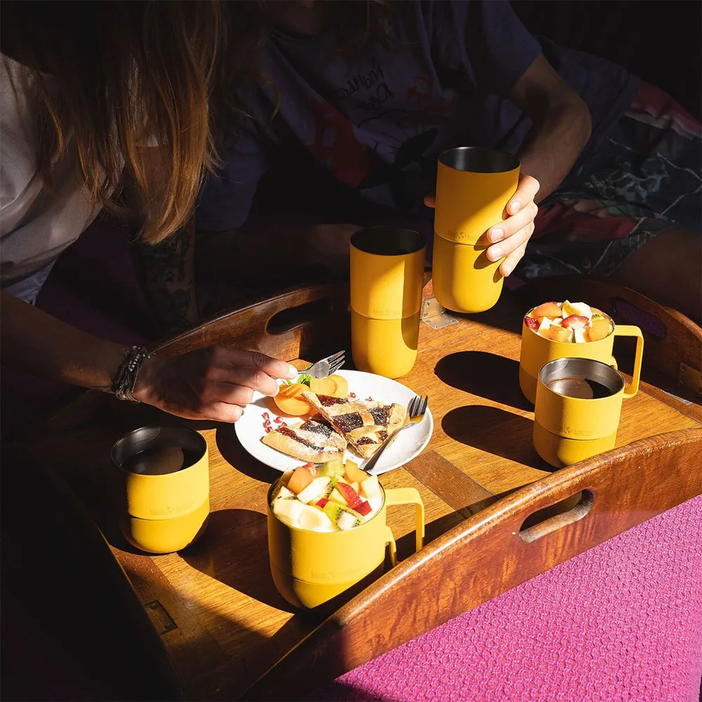 Klean Kanteen Rise 473ml Termosflaske, Yellow, One Size