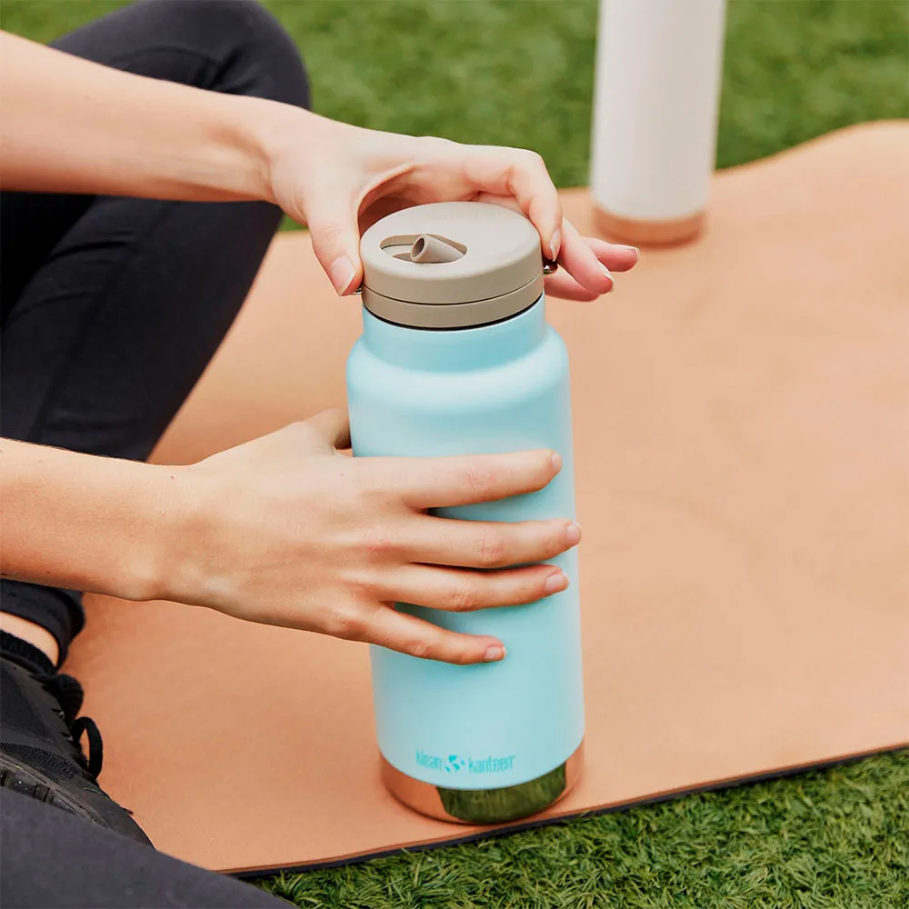 Klean Kanteen Tkwide Sett Med Stråhatt Og Caps