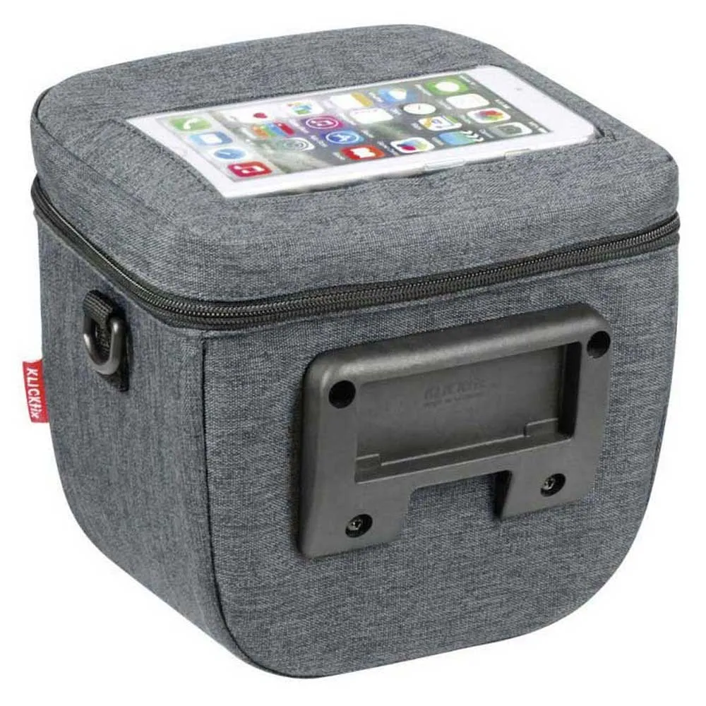 Klickfix Adventure Compact City Styreveske 3l, Grey, One Size
