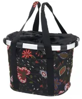 Klickfix Bikebasket Grønn m/Mønster Klickfix Bikebasket Grønn m/Mønster