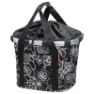 Klickfix Bikebasket Grønn m/Mønster