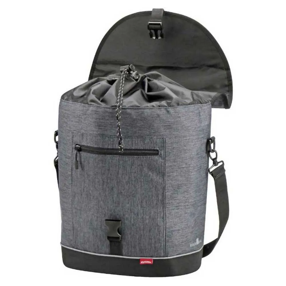 Klickfix Cita 2 Sykkelveske 18l, Grey, One Size Klickfix Cita 2 Sykkelveske 18l, Grey, One Size