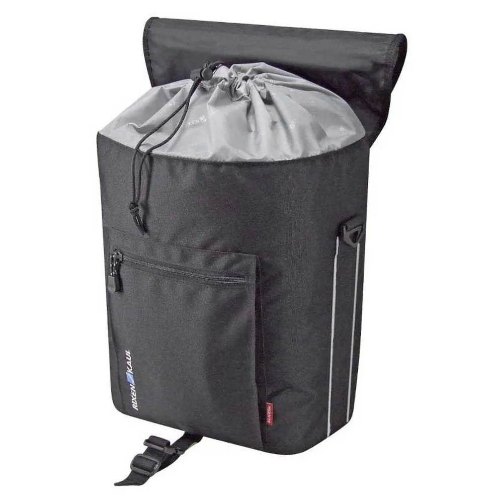 Klickfix Cita Gta Sykkelveske 18l, Black / silver, One Size