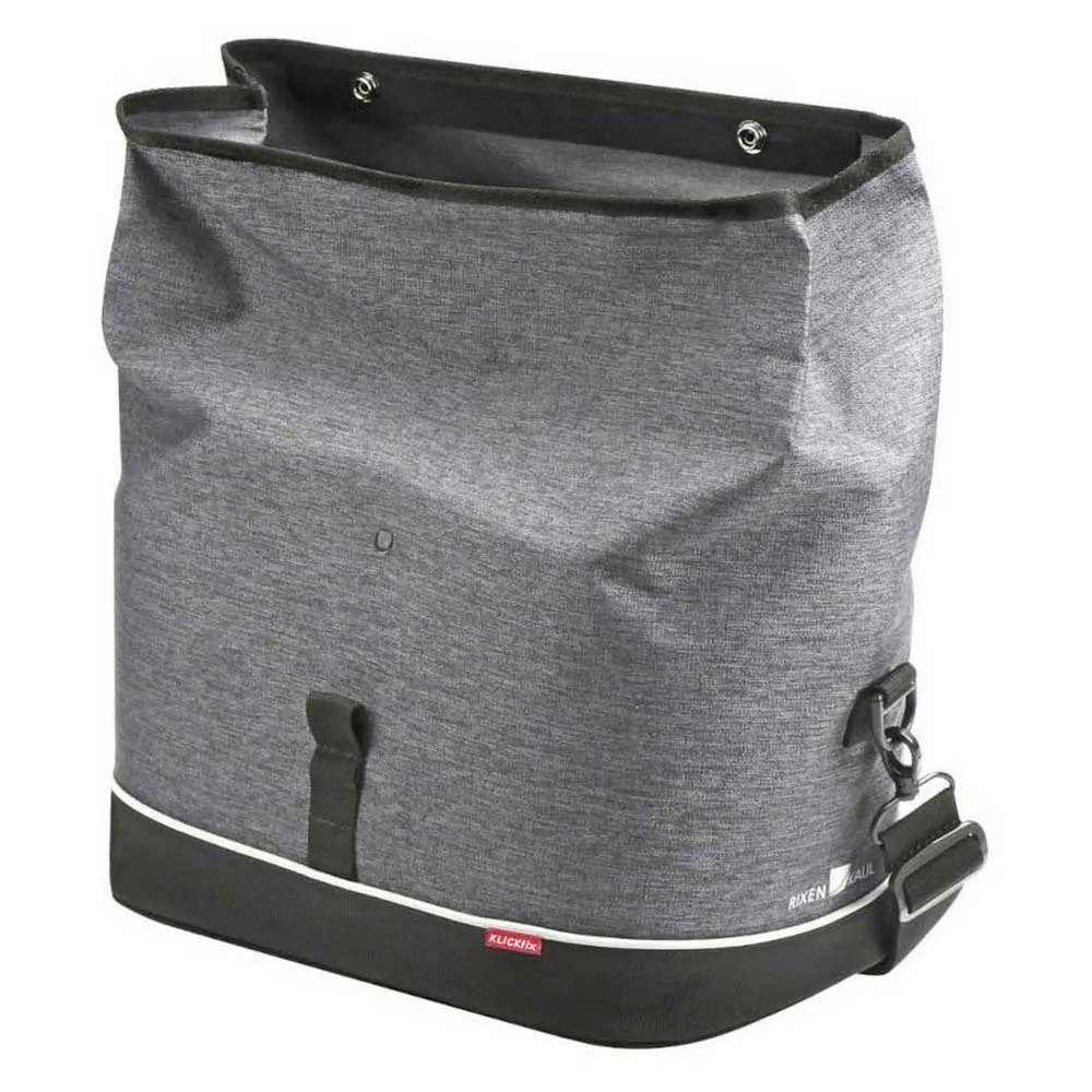 Klickfix City Racktime Snap It Sykkelveske 18l, Black / grey, One Size Klickfix City Racktime Snap It Sykkelveske 18l, Black / grey, One Size