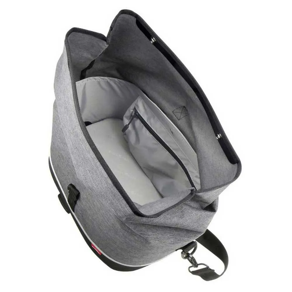 Klickfix City Racktime Snap It Sykkelveske 18l, Black / grey, One Size Klickfix City Racktime Snap It Sykkelveske 18l, Black / grey, One Size