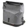 Klickfix City Racktime Snap It Sykkelveske 18l, Black / grey, One Size