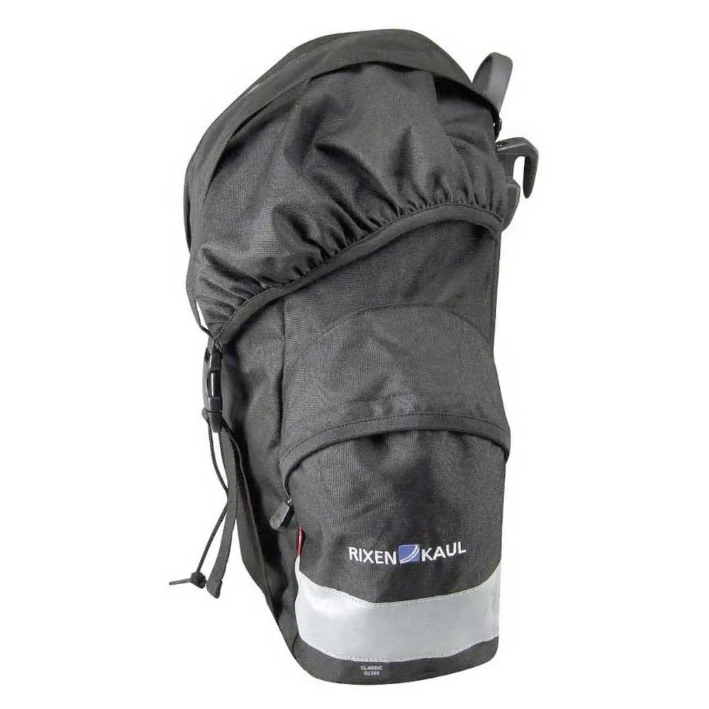 Klickfix Classic Sykkelvesker 21l, Black / grey, One Size