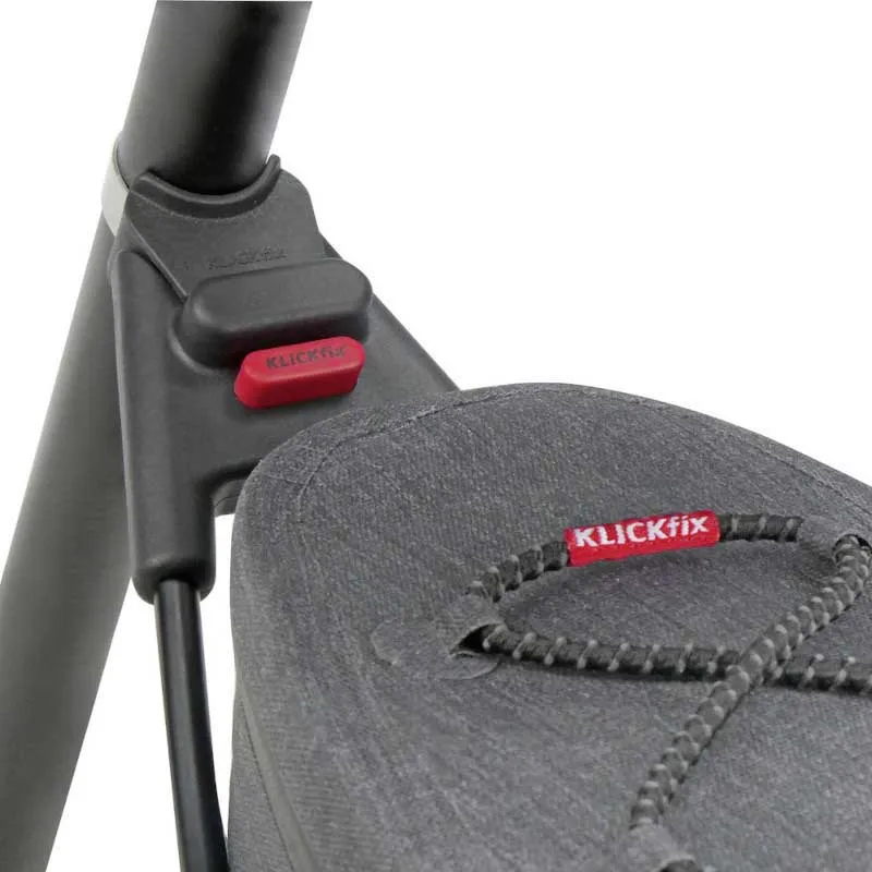 Klickfix Contour Sadelveske 4l, Grey, One Size Klickfix Contour Sadelveske 4l, Grey, One Size