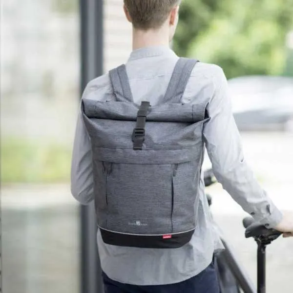 Klickfix Freepack Switch Sykkelveske 18l, Grey, One Size