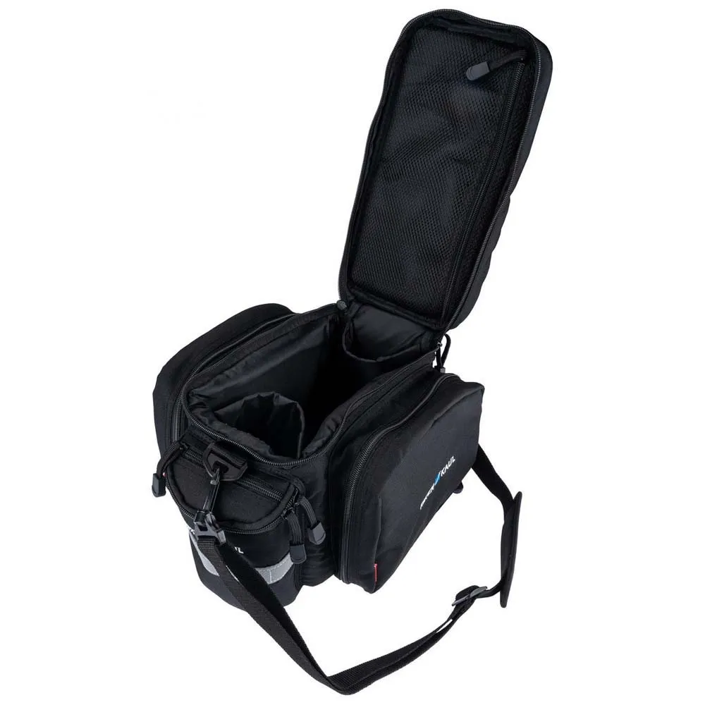 Klickfix Rackpack 2+ Uniklip 2 Sykkelveske 12-16l, Black, One Size