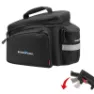 Klickfix Rackpack 2 Uniklip Sykkelveske 10l, Black, One Size