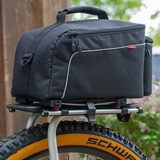 Klickfix Rackpack Light Uniklip 2 8l Sykkelveske, Black, One Size