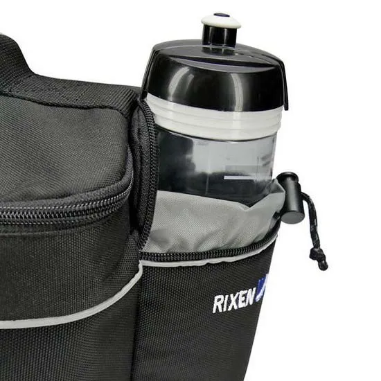 Klickfix Rackpack Light Uniklip 2 8l Sykkelveske, Black, One Size