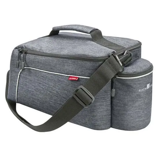 Klickfix Rackpack Light Uniklip 8 Sykkelveske, Grey, One Size