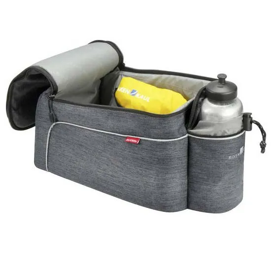 Klickfix Rackpack Light Uniklip 8 Sykkelveske, Grey, One Size