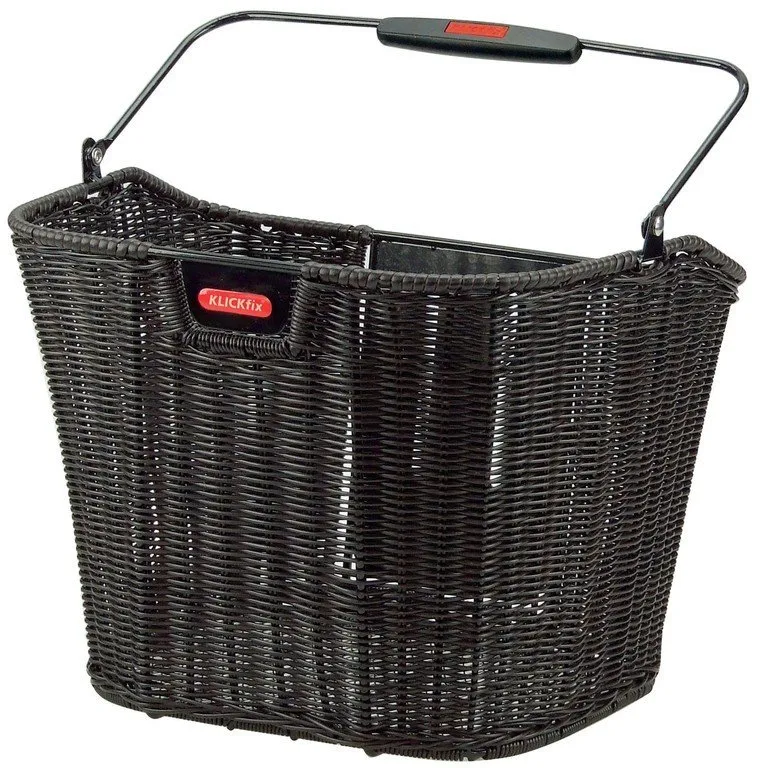 Klickfix Structura Sykkelkurv, Black 1, One Size