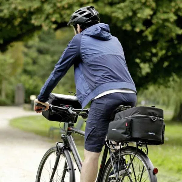Klickfix Touring Racktime Snap It Sykkelveske 20l, Black, One Size