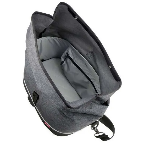 Klickfix Uniklip Sykkelveske 8l, Grey, One Size