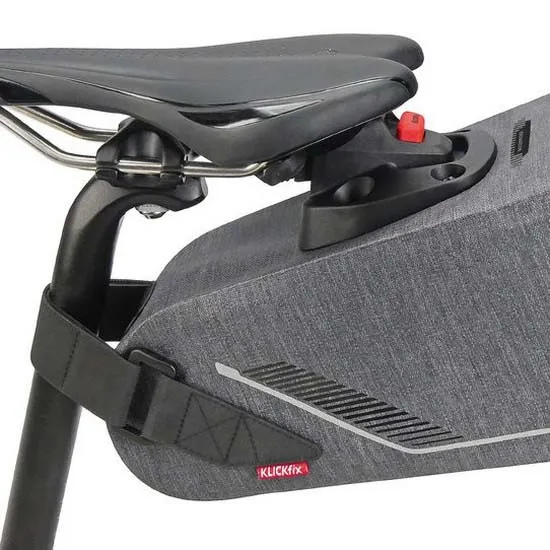 Klickfix X Compact Wp 4.5-6.5l Sadelveske, Grey, One Size