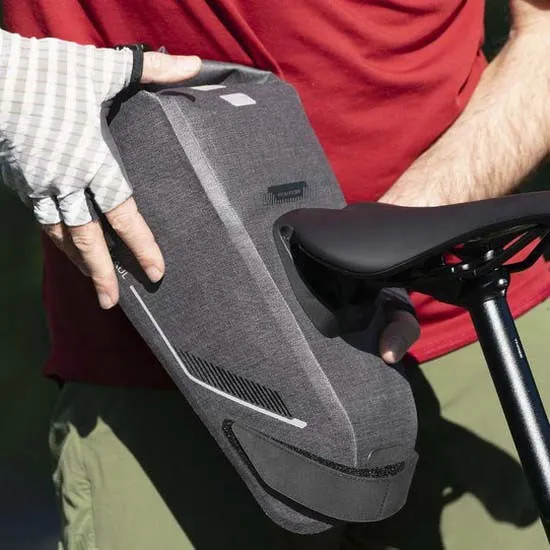 Klickfix X Compact Wp 4.5-6.5l Sadelveske, Grey, One Size