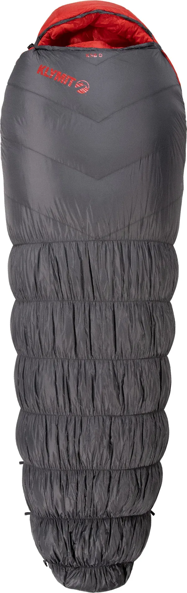 Klymit Ksb 0 Sleeping Bag, Orange/grey