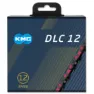 KMC Dlc 12s Kjede, Black / pink, 126 Links