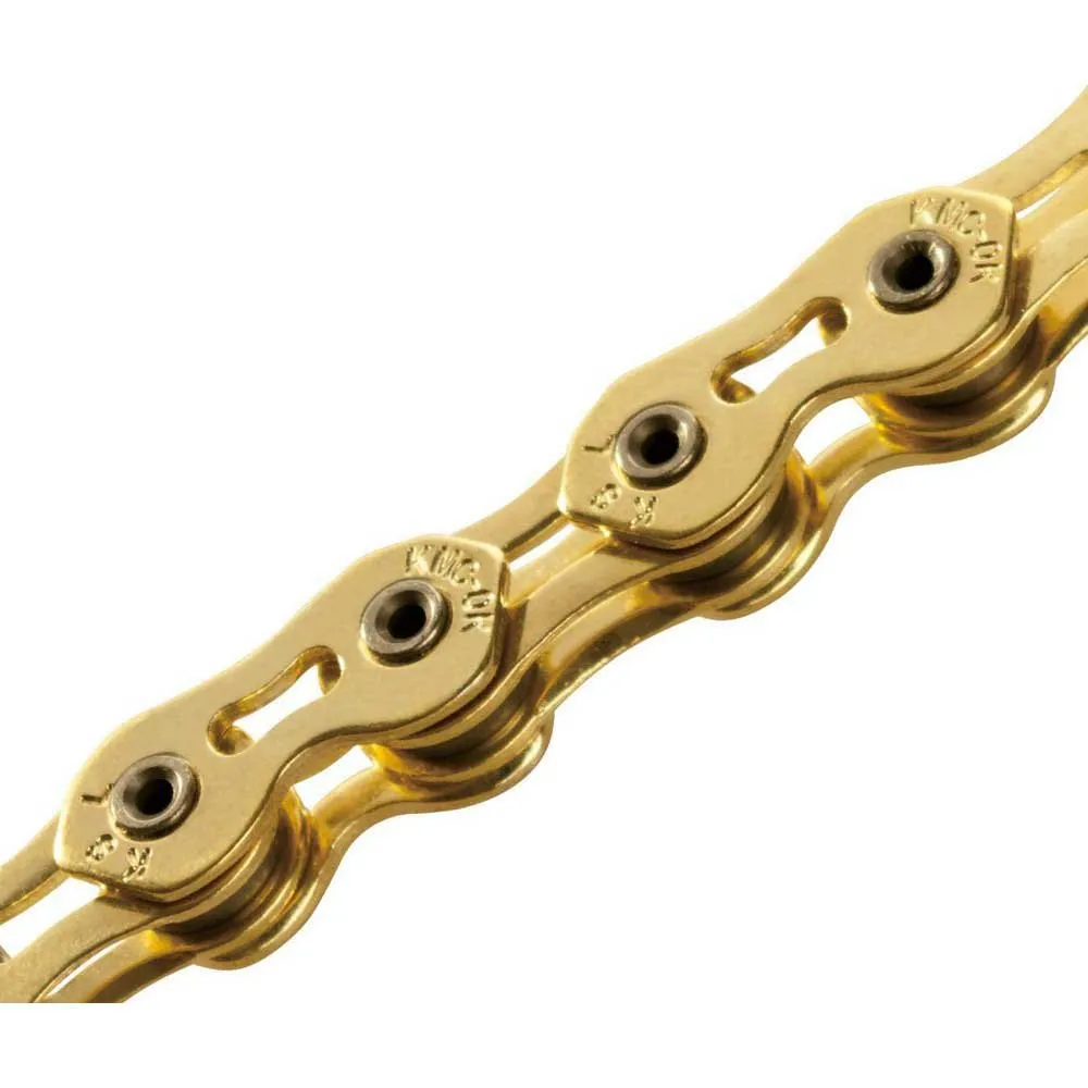 KMC K1sl Wide Ti-n Kjede, Gold, 100 Links KMC K1sl Wide Ti-n Kjede, Gold, 100 Links