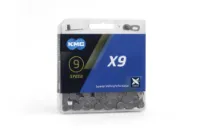 KMC X10 Silver/Black Kjede