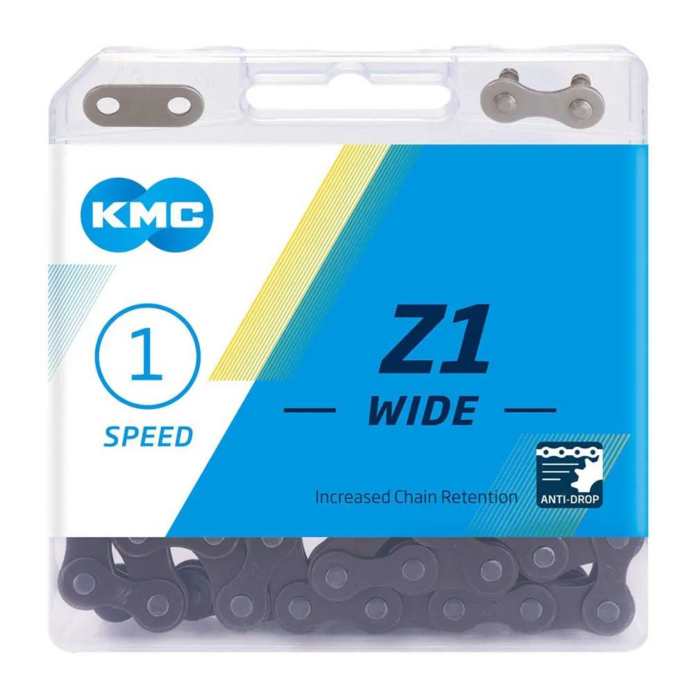 KMC Z1 Wide 25 M Kjede, Brown, 112 Links KMC Z1 Wide 25 M Kjede, Brown, 112 Links