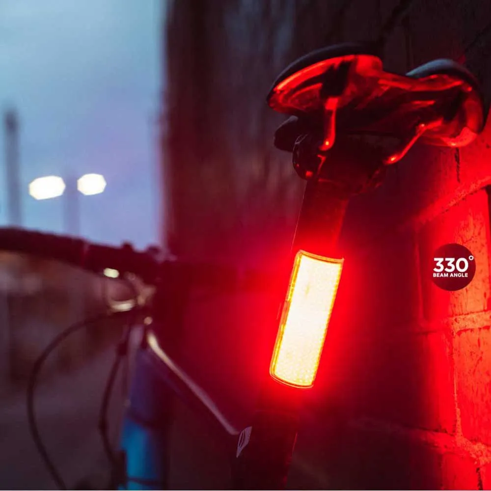 Knog Big Cobber Sykkellyktesett, Yellow / red, 470/270 Lysstyrker Knog Big Cobber Sykkellyktesett, Yellow / red, 470/270 Lysstyrker
