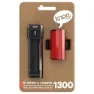 Knog Blinder 1300 + Mid Cobber Sykkellyktesett, Black / red, 1300 / 170 Lysstyrker