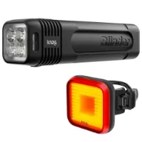 Knog Blinder 600 + Square Sykkellyktesett Knog Blinder 600 + Square Sykkellyktesett