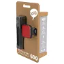 Knog Blinder 600 + Square Sykkellyktesett, Black / red, 600 / 100 Lysstyrker