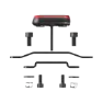 Knog Blinder E RS Elsykkel Baklys, Black / red, 25 Lysstyrker
